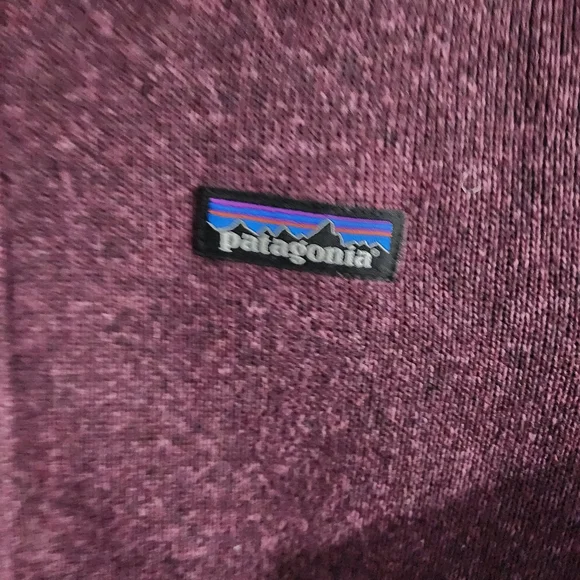 Patagonia Better Sweater 1/4 Zip Fleece Burgundy Sz M - Picture 3 of 5
